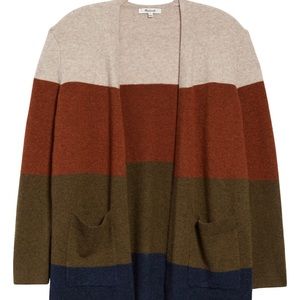 Madewell Kent Colorblock Cardigan